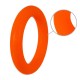 Ринг гумен, 17 см, Оранжев 30090505