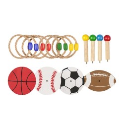 Игра за хвърляне на рингове / въженца в цел MAXIMA 300935 Игра за хвърляне на рингове / въженца в цел MAXIMA 300935