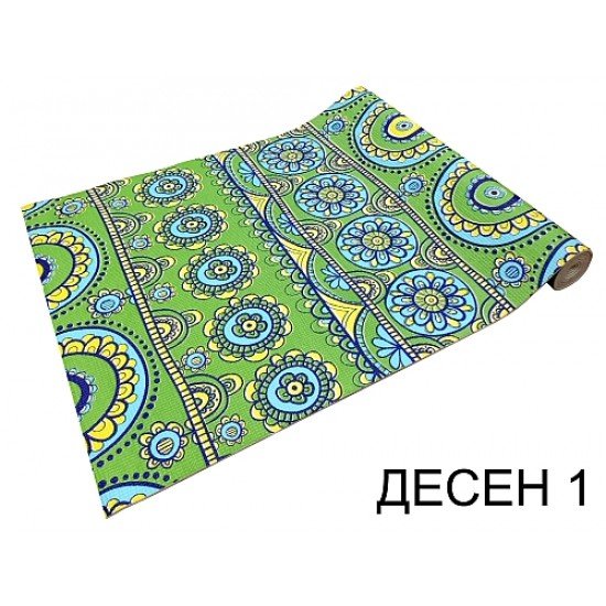 Постелка за йога с принт 173x61x0.4cm Постелка за йога с принт 173x61x0.4cm