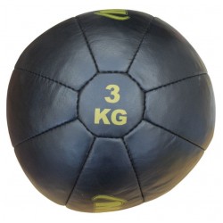 Медицинска топка MAXIMA, Made by Petra, Естествена кожа, Ръчно шита, 3 кг 310293