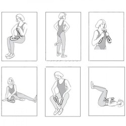 Уред за бедра и ръце THIGH MASTER, Син 31042202