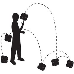 Реакционна хексагонална топка MAXIMA, 22 см 360126 Реакционна хексагонална топка MAXIMA, 22 см 360126