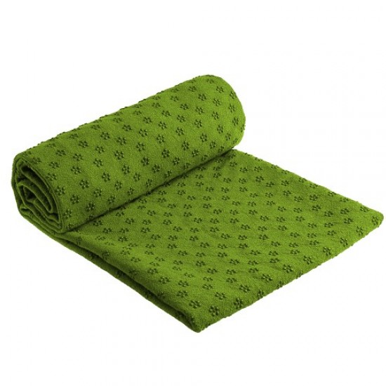 Кърпа, постелка за йога MAXIMA, 180х61 см, Зелена 40072101