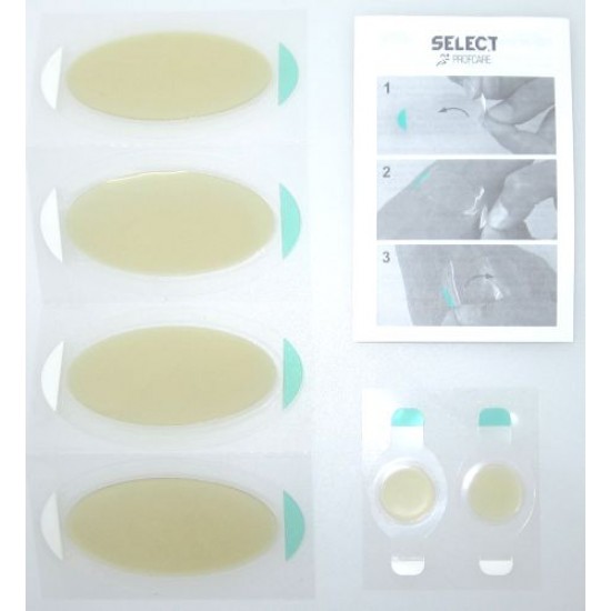 Пластири за мехури и пришки SELECT Profcare, комплект (2 x малки, 4 x средни) 490030