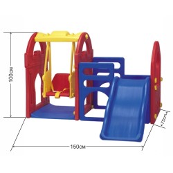 Пързалка с баскетболен ринг 500053