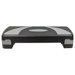 Стъпало за аеробика MAXIMA, 80х31 см, Височина 10, 15 или 20 см, Черен със сив 91044101 Стъпало за аеробика MAXIMA, 80х31 см, Височина 10, 15 или 20 см, Черен със сив 91044101