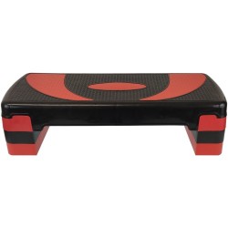 Стъпало за аеробика MAXIMA, 80х31 см, Височина 10, 15 или 20 см, Черен с червен 91044102 Стъпало за аеробика MAXIMA, 80х31 см, Височина 10, 15 или 20 см, Черен с червен 91044102