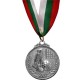 Медал за футбол MAXIMA, 5 см, С трикольорна лента, За второ място OOO15002