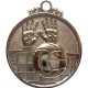 Медал за волейбол MAXIMA, 5 см, С трикольорна лента, За второ място OOO15102