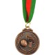 Медал за баскетбол MAXIMA, 4.5 см, С трикольорна лента, За трето място OOO15203