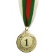 Медал MAXIMA, 5 см, За първо място, С трикольорна лента OOO17001N