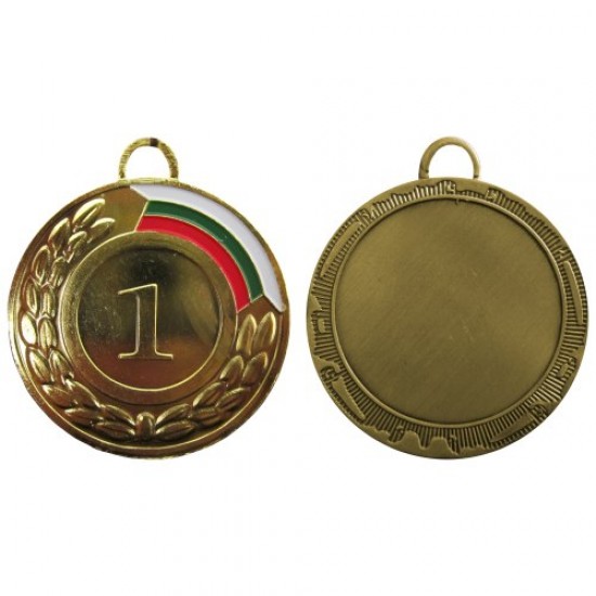 Медал MAXIMA, 5 см, С трикольорна лента, За първо място OOO17101