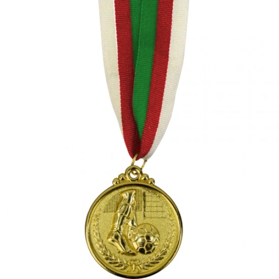 Медал футбол, 4 см, Златен OOO17801