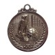 Медал за футбол MAXIMA, 6.5 см, С трикольорна лента, За второ място OOO17902
