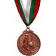 Медал за футбол MAXIMA, 6.5 см, С трикольорна лента, За трето място OOO17903