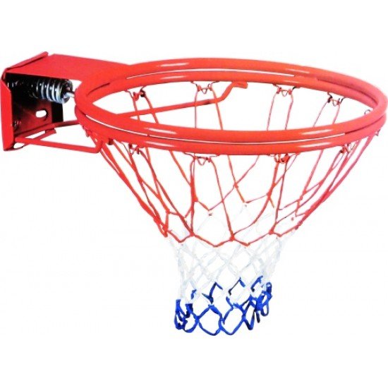 Баскетболен кош MAXIMA 45 см, Двоен гъвкав ринг с пружина и мрежа