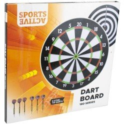 Дартс MAXIMA, 17.72 инча (45 см), С 6 стрели и метална мрежа, Двустранен 200942