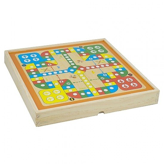 Комбинирана магнитна игра Пъзел, В дървена кутия