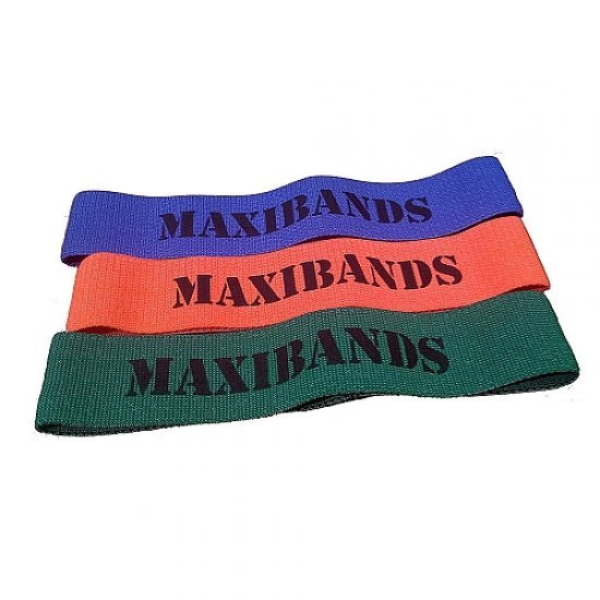 Ластични ленти от плат MAXIMA Maxibands, Кръгли, Комплект 3 броя