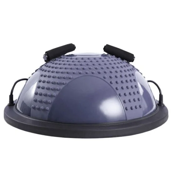 Полутопка за баланс BOSU Ball 60 см с твърда PVC основа с бодлички и ластици