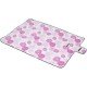 Постелка за пикник, къмпинг MAXIMA, 145х200 см - Розови цветя