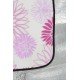 Постелка за пикник, къмпинг MAXIMA, 145х200 см - Розови цветя