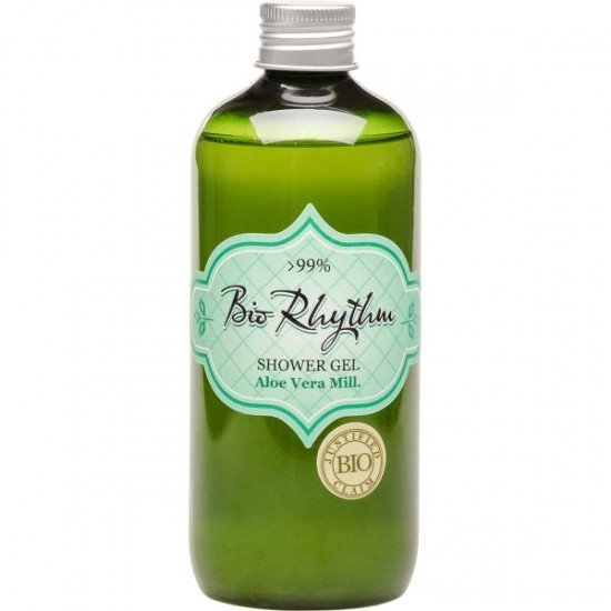 Био душ-гел с алое вера "Bio Rhytham" Natural Cosmetic, 300 мл Био душ-гел с алое вера "Bio Rhytham" Natural Cosmetic, 300 мл