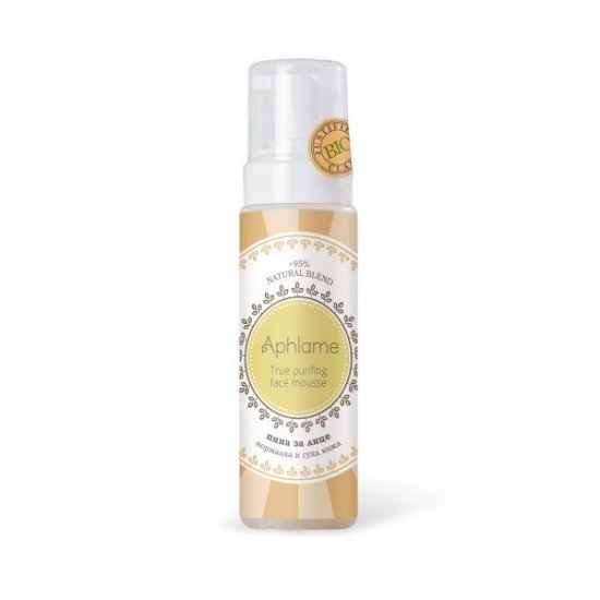 Био пяна за лице Aphlame за нормална и суха кожа Natural Cosmetic, 230 мл Био пяна за лице Aphlame за нормална и суха кожа Natural Cosmetic, 230 мл