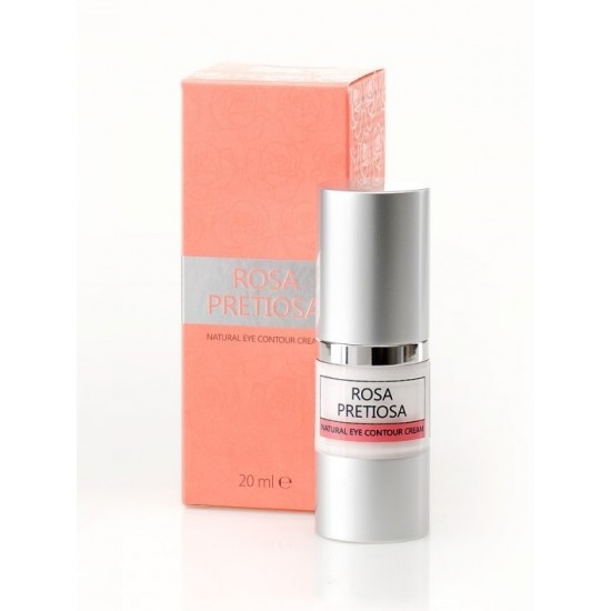 Натурален крем за околоочен контур „Rosa Pretiosa” Natural Cosmetic, 20 мл Натурален крем за околоочен контур „Rosa Pretiosa” Natural Cosmetic, 20 мл