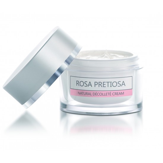 Натурален подхранващ крем за шия и деколте „Rosa Pretiosa” Natural Cosmetic, 100 мл Натурален подхранващ крем за шия и деколте „Rosa Pretiosa” Natural Cosmetic, 100 мл