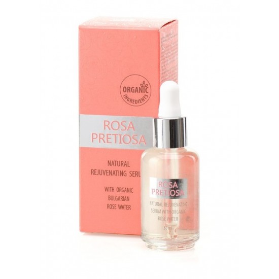 Натурален подмладяващ серум „Rosa Pretiosa” Natural Cosmetic, 30 мл Натурален подмладяващ серум „Rosa Pretiosa” Natural Cosmetic, 30 мл