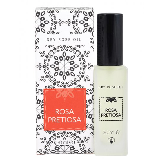 Натурално сухо масло за лице, коса и тяло „Rosa Pretiosa” Natural Cosmetic, 30 мл