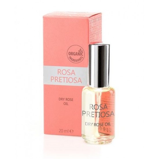 Натурално сухо масло „Rosa Pretiosa” Natural Cosmetic, 20 мл Натурално сухо масло „Rosa Pretiosa” Natural Cosmetic, 20 мл