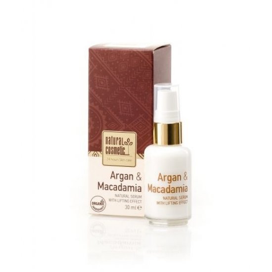Органичен серум Арган и Макадамия с лифтинг ефект Natural Cosmetic, 30 мл