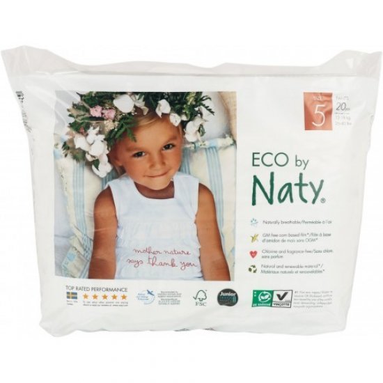 Naty Pants Еко пелени - гащи Nature Babycare 12-18 kg, 20 броя