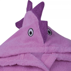 ДЕТСКИ ХАЛАТ 3 D - S ДИНО РОЗОВО 3060400012