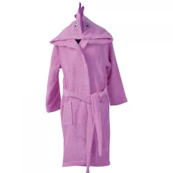 ДЕТСКИ ХАЛАТ 3 D - S ДИНО РОЗОВО 3060400012