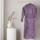 Халат за баня Пюър S - Лилав