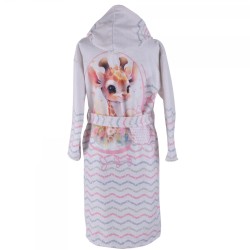 ДЕТСКИ ХАЛАТ ЗА БАНЯ DF ПЕЧАТ L - ЖИРАФ, размер L, 4060200211 ДЕТСКИ ХАЛАТ ЗА БАНЯ DF ПЕЧАТ L - ЖИРАФ, размер L, 4060200211