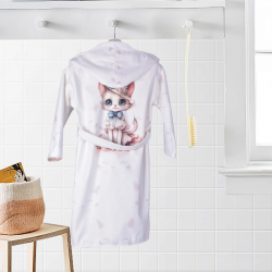 ДЕТСКИ ХАЛАТ ЗА БАНЯ DF ПЕЧАТ L - МАЦА 4060200212