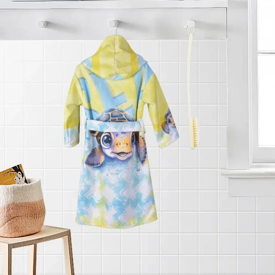 ДЕТСКИ ХАЛАТ ЗА БАНЯ DF ПЕЧАТ M - КОСТЕНУРКА, размер М 4060200216