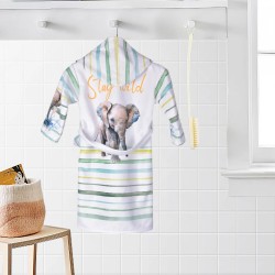 ДЕТСКИ ХАЛАТ ЗА БАНЯ DF ПЕЧАТ M - СЛОН, размер М  4060200218