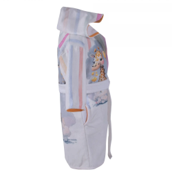 ДЕТСКИ ХАЛАТ ЗА БАНЯ DF ПЕЧАТ S - ЖИРАФЧЕ 4060200220