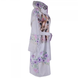 ДЕТСКИ ХАЛАТ ЗА БАНЯ DF ПЕЧАТ XL - ЖИРАФ, размер XL, 4060200223