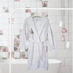 ДЕТСКИ ХАЛАТ ЗА БАНЯ DF ПЕЧАТ XL - АНГЕЛ 4060200239