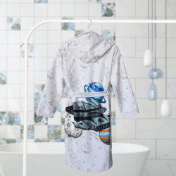 ДЕТСКИ ХАЛАТ ЗА БАНЯ DF ПЕЧАТ XL - ПЛАНЕТИ 4060200243