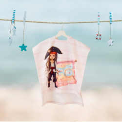 ДЕТСКО ПОНЧО DF L - ПИРАТСКО СЪКРОВИЩЕ 4060700060