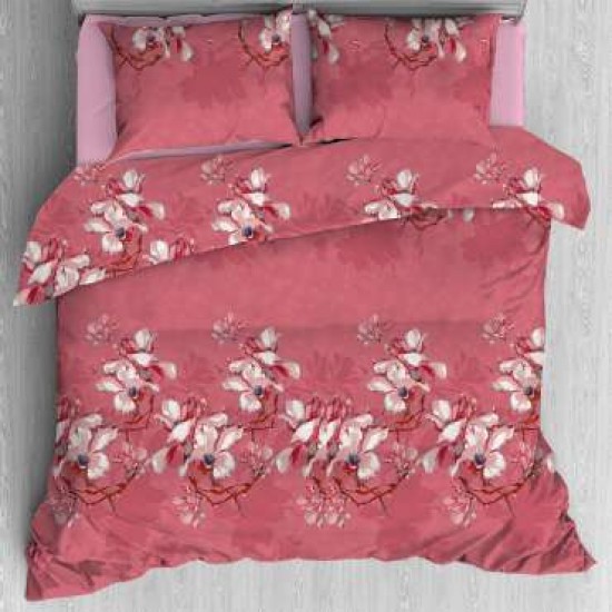 Спален комплект Ранфорс печат спалня голяма - Корал цветя