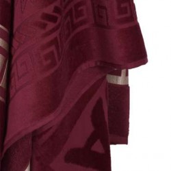 Хавлиена кърпа България 100/170 - Бордо