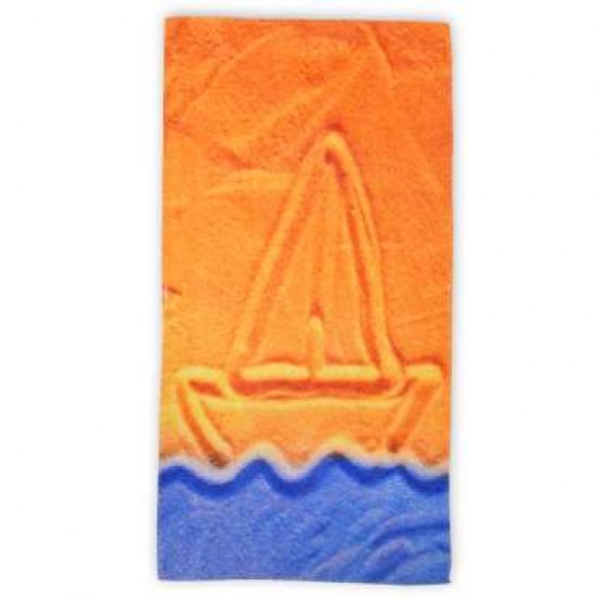 Плажна хавлиена кърпа DF - Пясъчна лодка